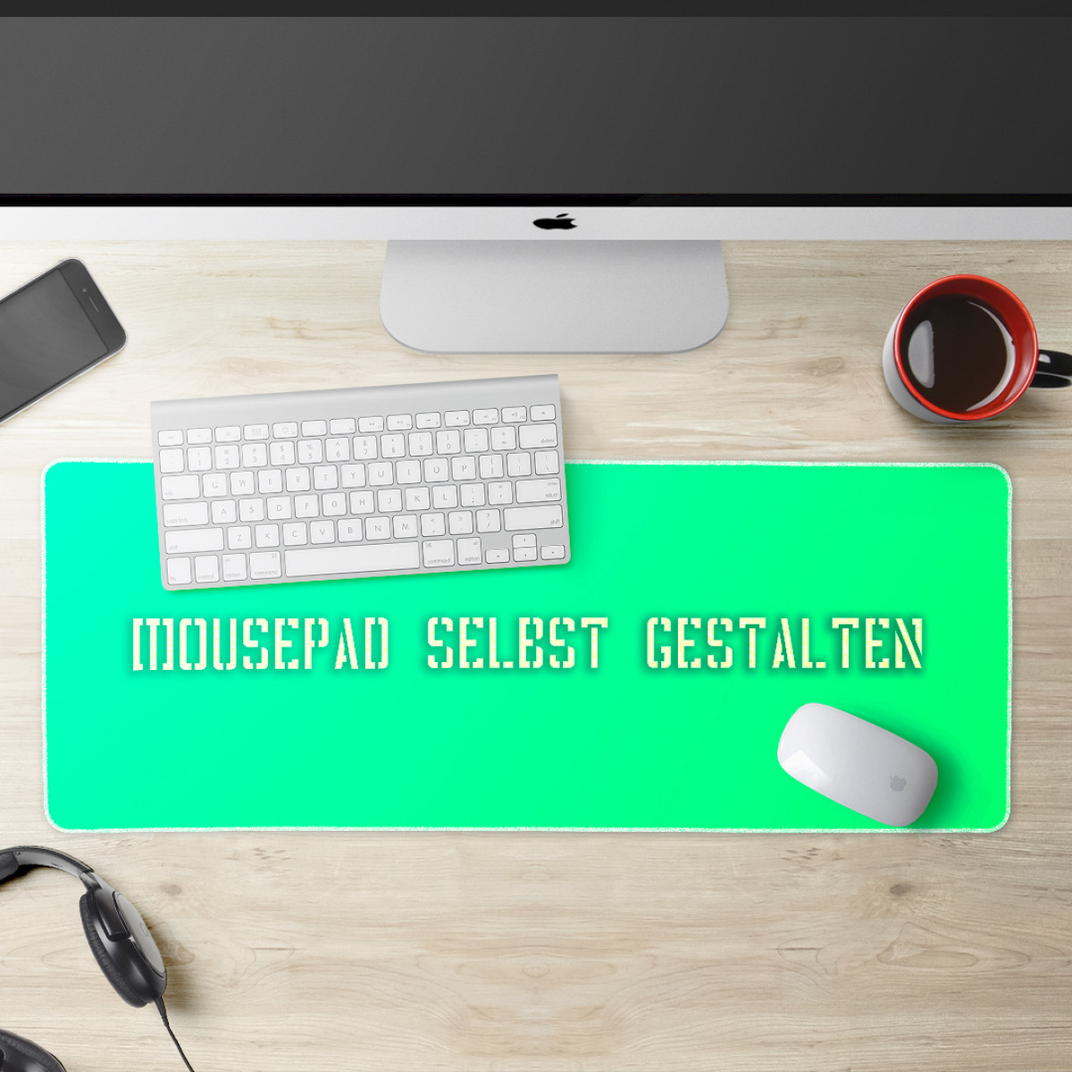 Gaming Mousepad selbst gestalten (XL) www.euroko24.de