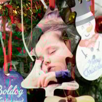 Baumschmuck mit Druck „Weihnachtsbaum“