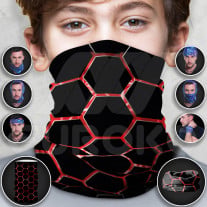 Hexagon Loopschal für Kinder