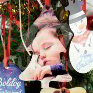 Baumschmuck mit individuellem Druck „Weihnachtsbaum“