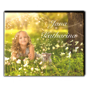 Magnete mit Foto Holz 9cm x 7cm