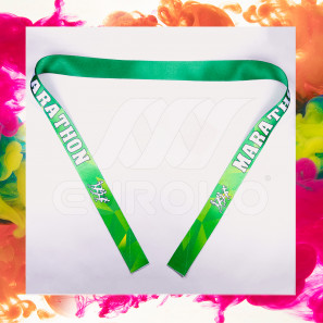 Medaillenband abgeschnitten