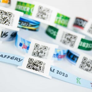 Festivalbänder mit Barcode Tag