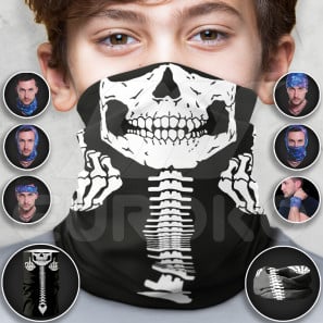 Tube Scarf for Kids Halloween