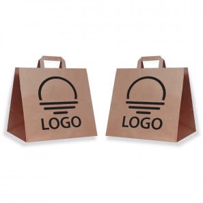 Papiertragetasche mit Flachhenkel „groß“ selbst gestalten