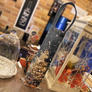 Polyester Flaschentasche mit Logo