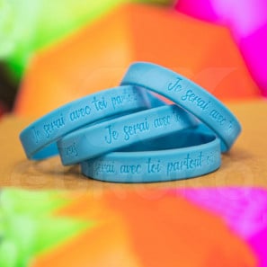 Tiefgeprägtes Silikonarmband