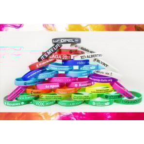 Express Silikonarmbänder mit individuellem Druck