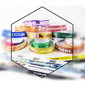 Bedruckte Stoff Kontrollbänder 20mm