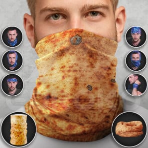 Pre-Finished Tube Scarf for Adults Halloween