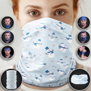 Schneemann Multifunktionstuch