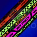 Festival-Armbänder Neon 15mm