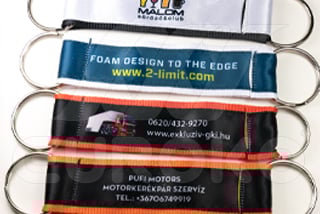 PREMIUM STOFF SCHLÜSSELANHÄNGER "DOUBLE" PREMIUM STOFF SCHLÜSSELANHÄNGER "DOUBLE"