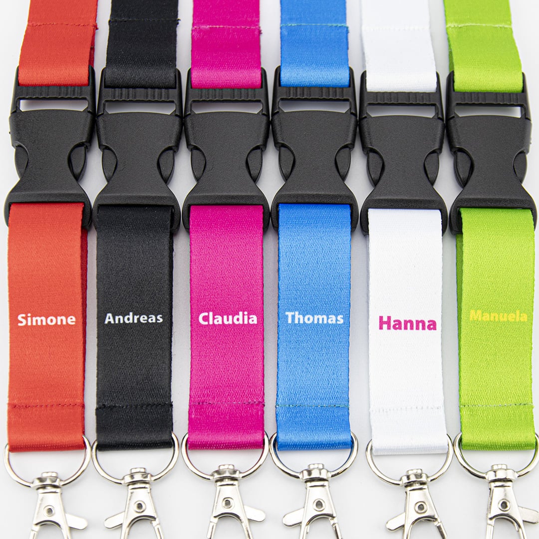 Schlüsselband mit Namen