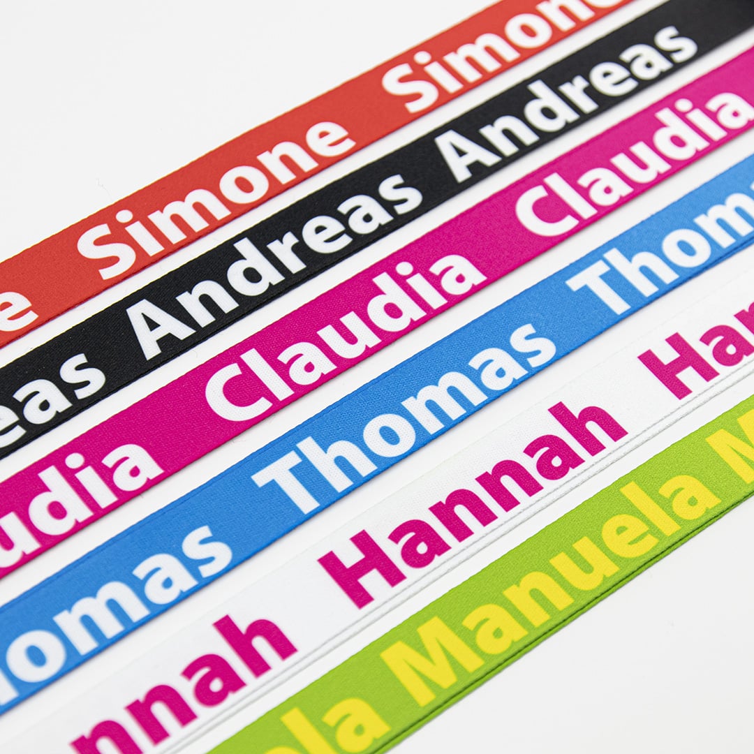 Schlüsselband mit Namen