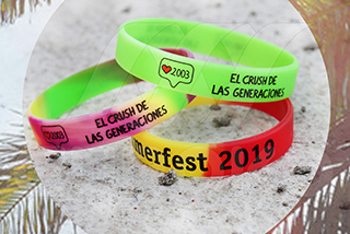 STANDARD SILIKONARMBÄNDER MIT DRUCK STANDARD SILIKONARMBÄNDER MIT DRUCK