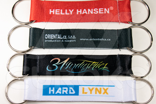 STOFF SCHLÜSSELANHÄNGER "DOUBLE"